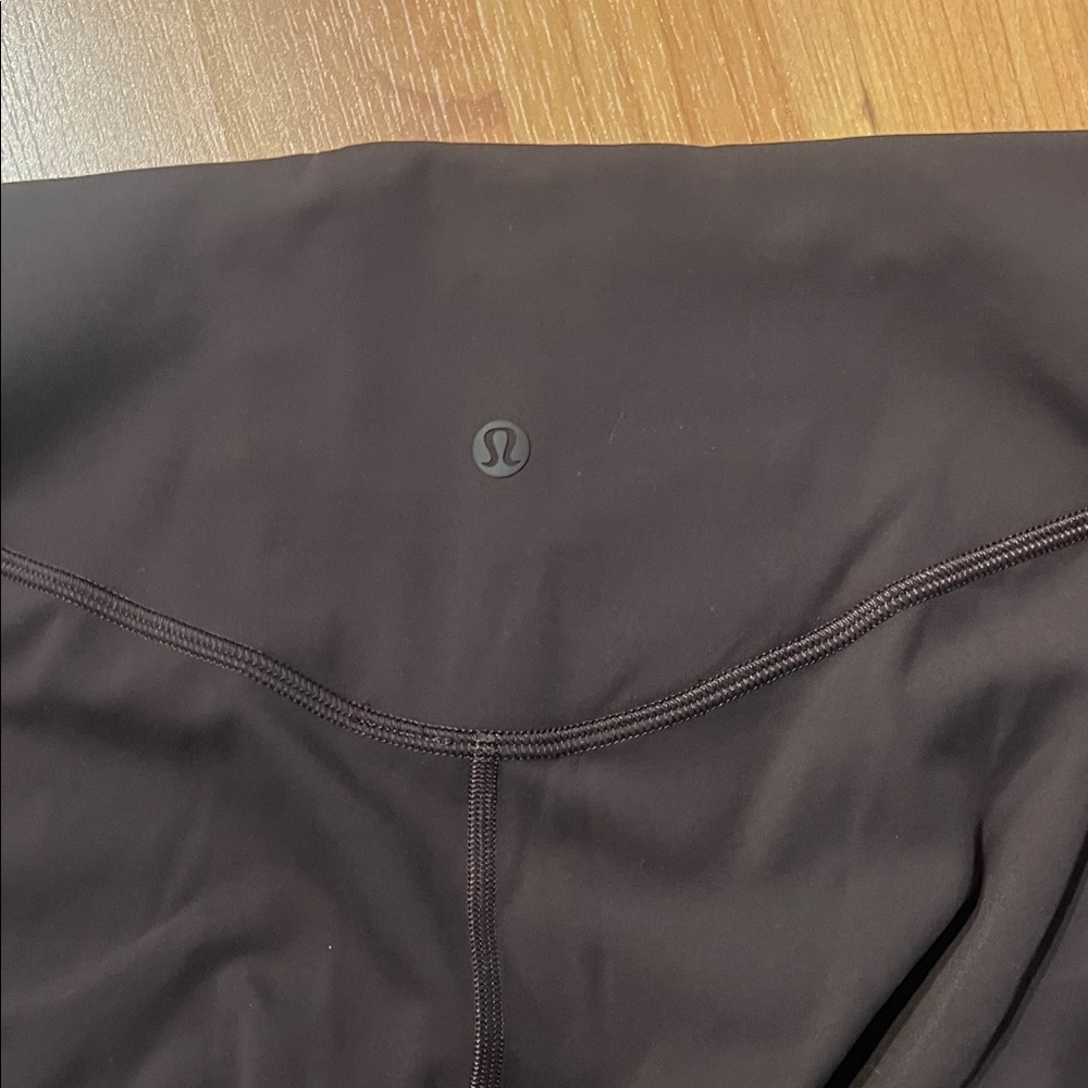 Barely worn lululemon Dark Brown Leggings - Picture 4 of 5